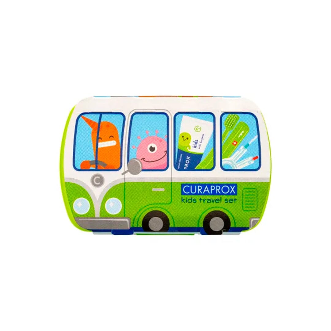 Kids Set de Viaje, verde (6-12 años) Curaprox